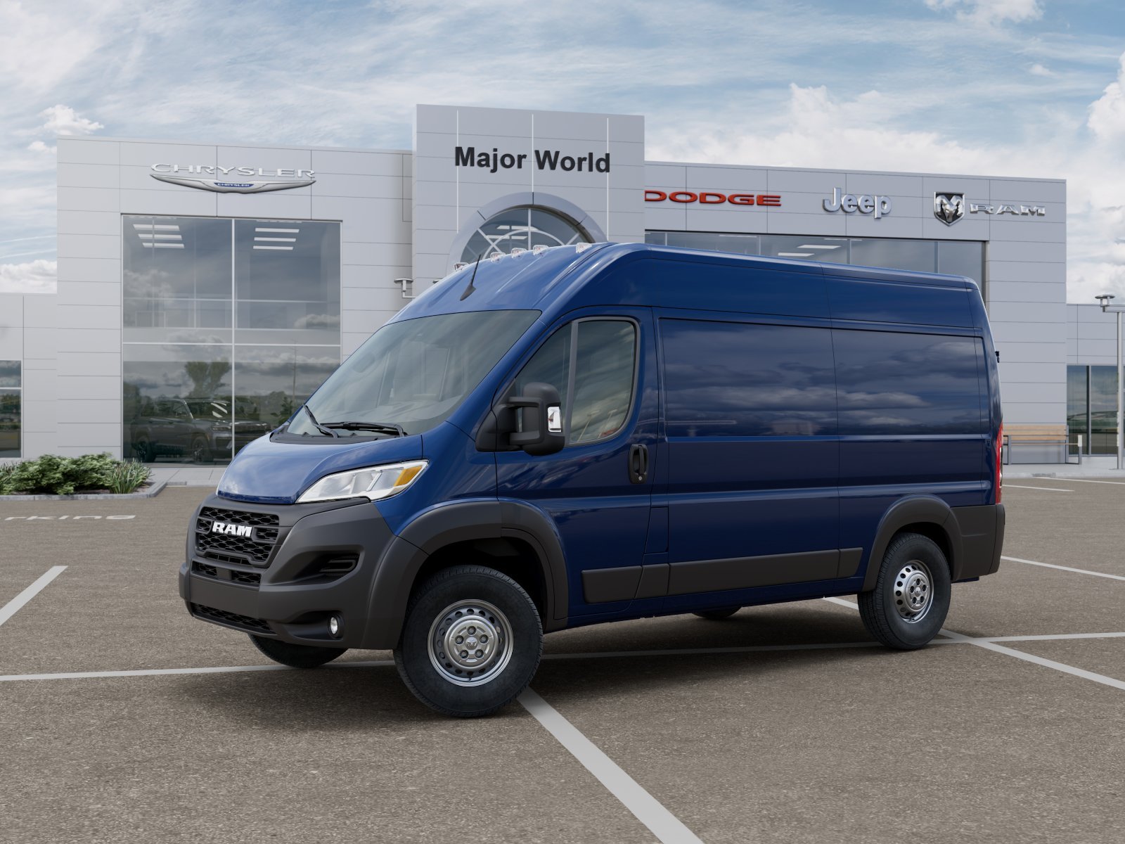 New 2025 Patriot Blue Pearlcoat RAM TRADESMAN image 2