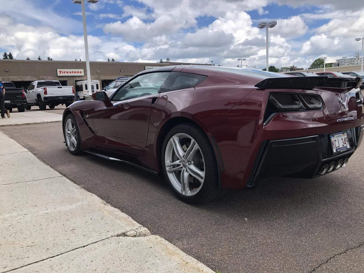 Used 2016 Red Chevrolet 2dr Stingray Cpe w/1LT image 5