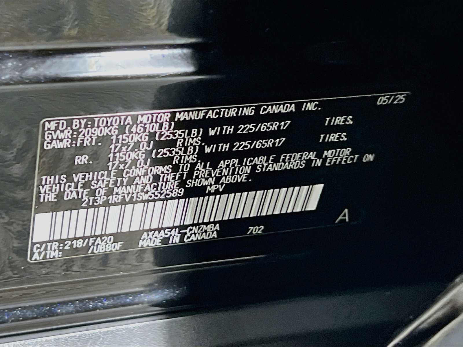 Used 2025 Midnight Black Metallic Toyota XLE image 31