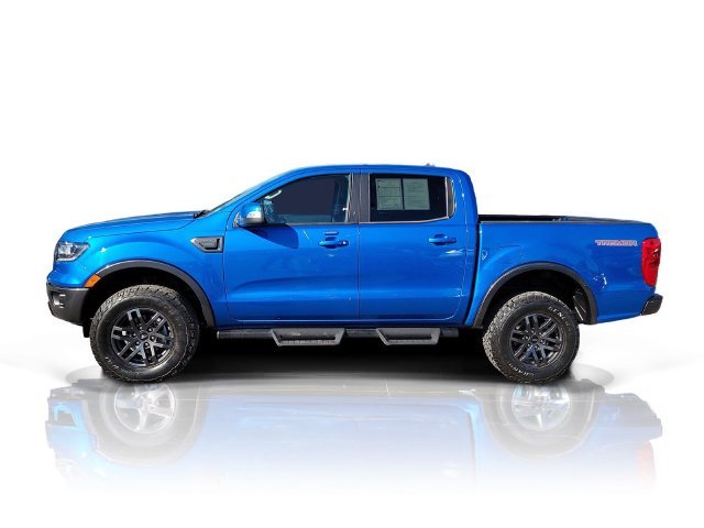Certified Used 2022 Blue Metallic Ford Lariat image 4