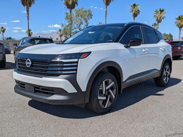 New 2026 Aspen White TriCoat / Super Black Two-tone Nissan SV image 2
