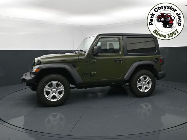 Used 2021 Jeep Wrangler Sport S with VIN 1C4GJXAN2MW756639 for sale in Burnsville, Minnesota