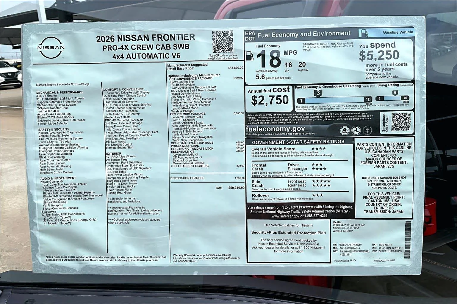 New 2026 Red Alert Nissan PRO-4X image 17