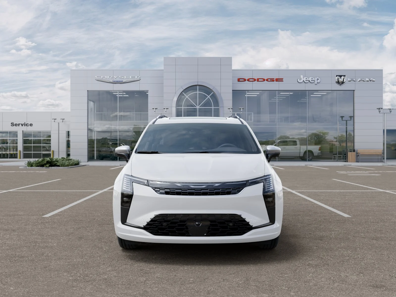 New 2027 Bright White Clear-Coat Exterior Paint Chrysler Pinnacle image 37