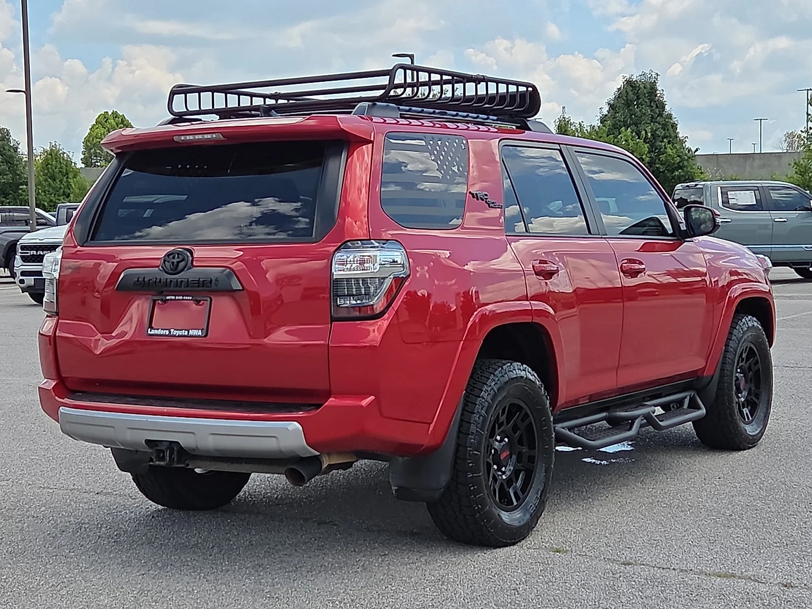 Used 2022 Barcelona Red Metallic Toyota TRD Off Road Premium image 5
