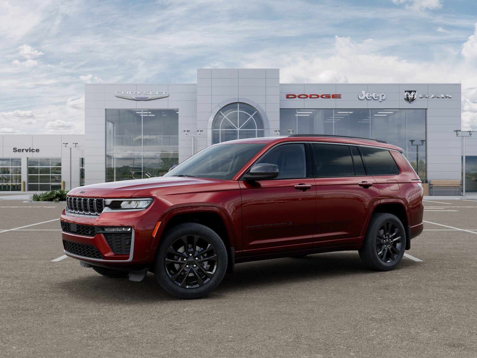 New 2026 Velvet Red Pearl-Coat Exterior Paint Jeep Limited Reserve image 2