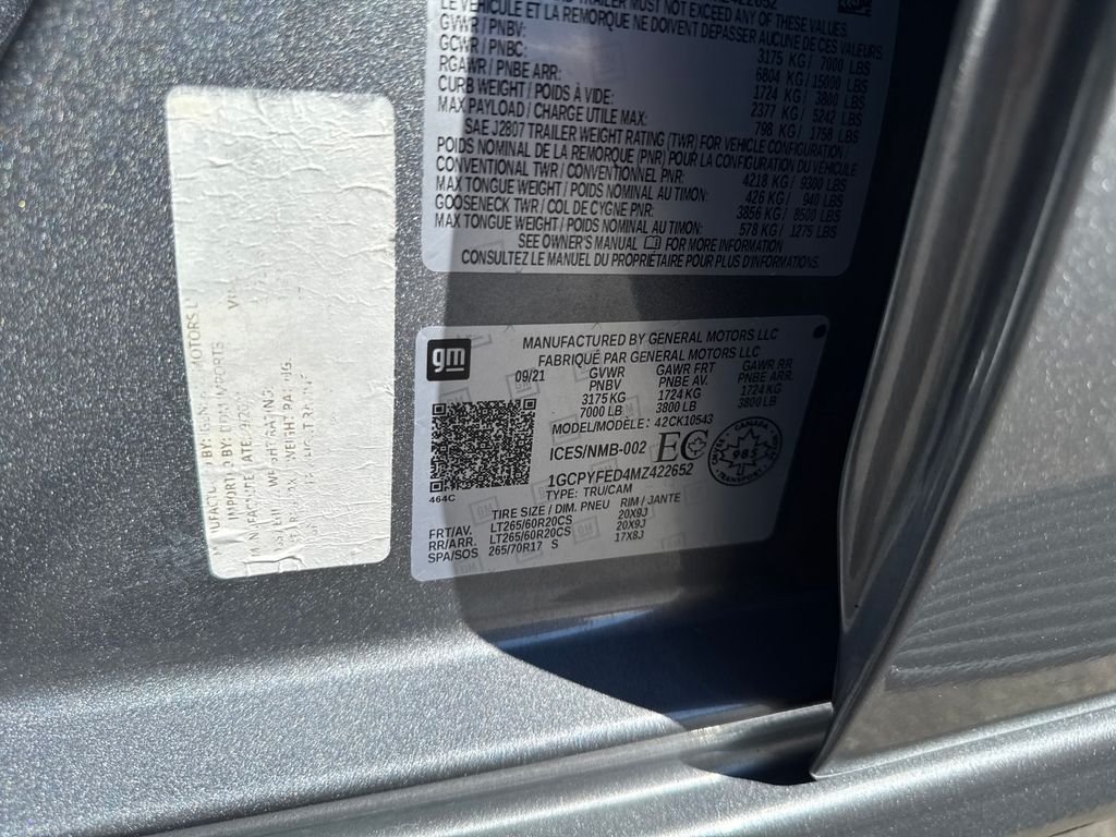 Certified Used 2021 Satin Steel Metallic Chevrolet LT Trail Boss image 30