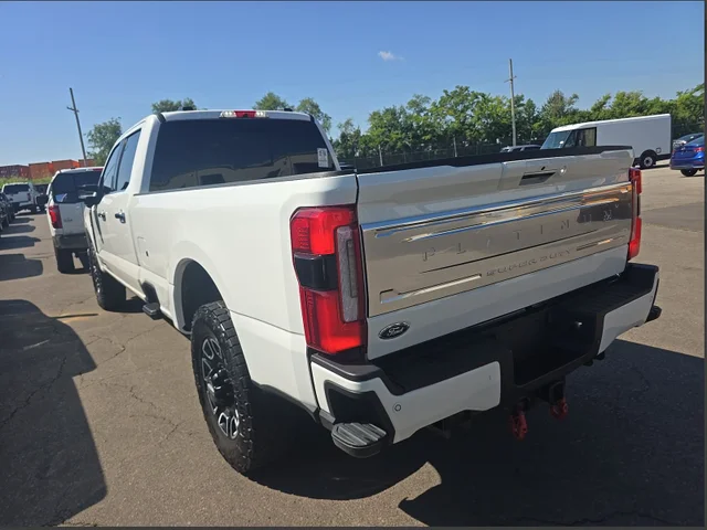 Used 2024 White Metallic Ford Platinum image 3