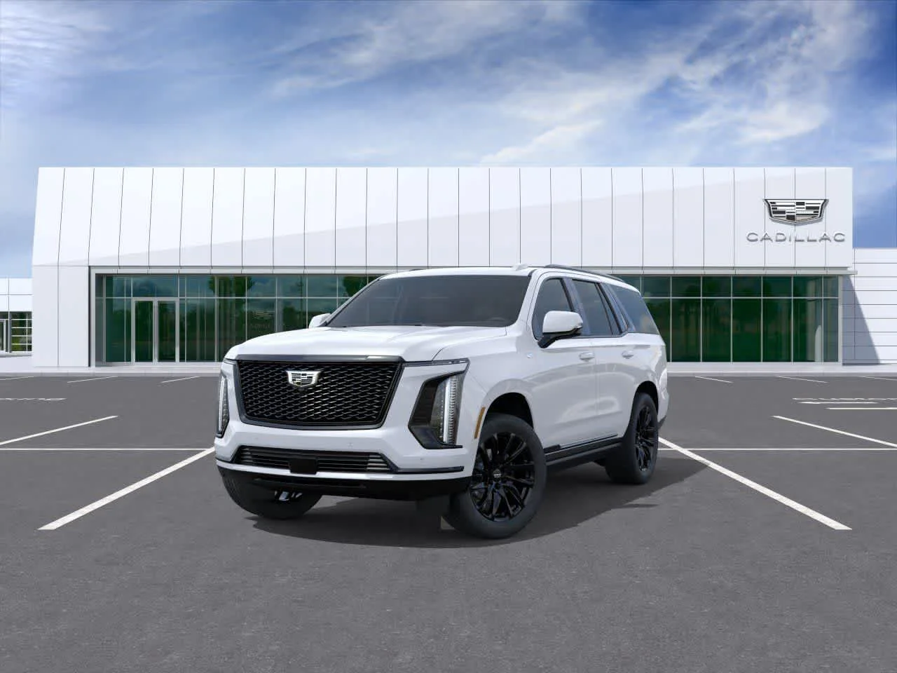 New 2027 Vibrant White Tricoat Cadillac Sport image 8