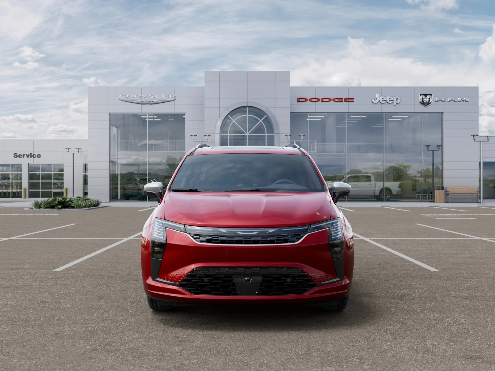 New 2027 Red Hot Pearl-Coat Exterior Paint Chrysler Pinnacle image 47