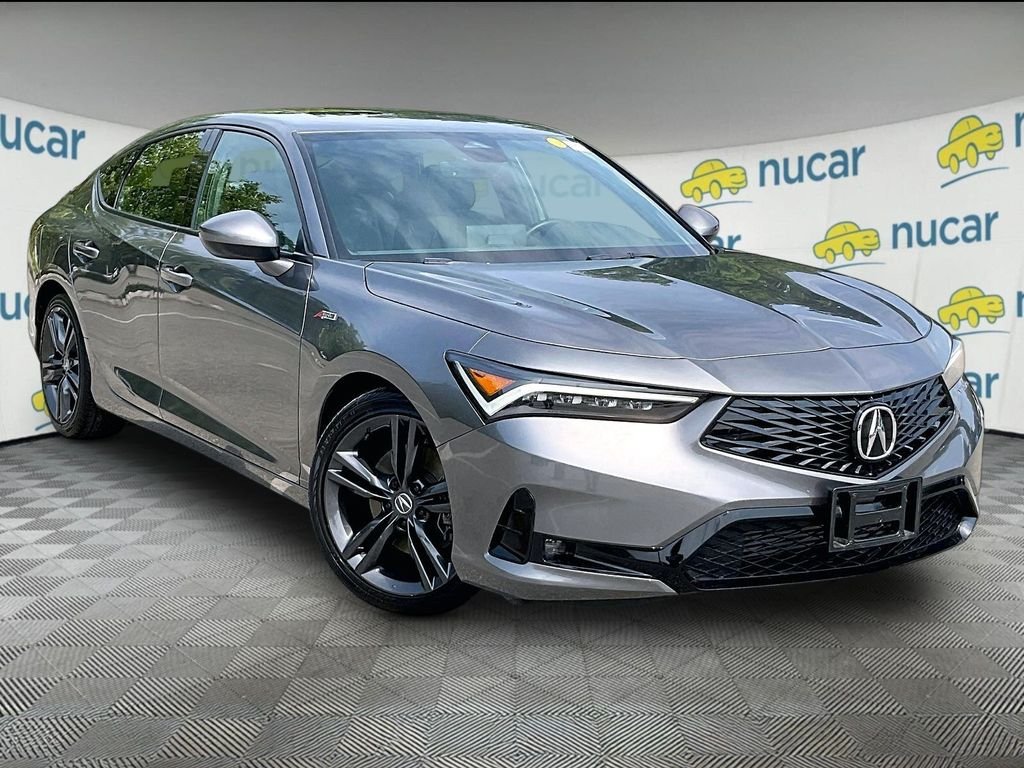 Gray 2025 Acura Integra Sedan Front-Wheel Drive Continuously Variable Transmission