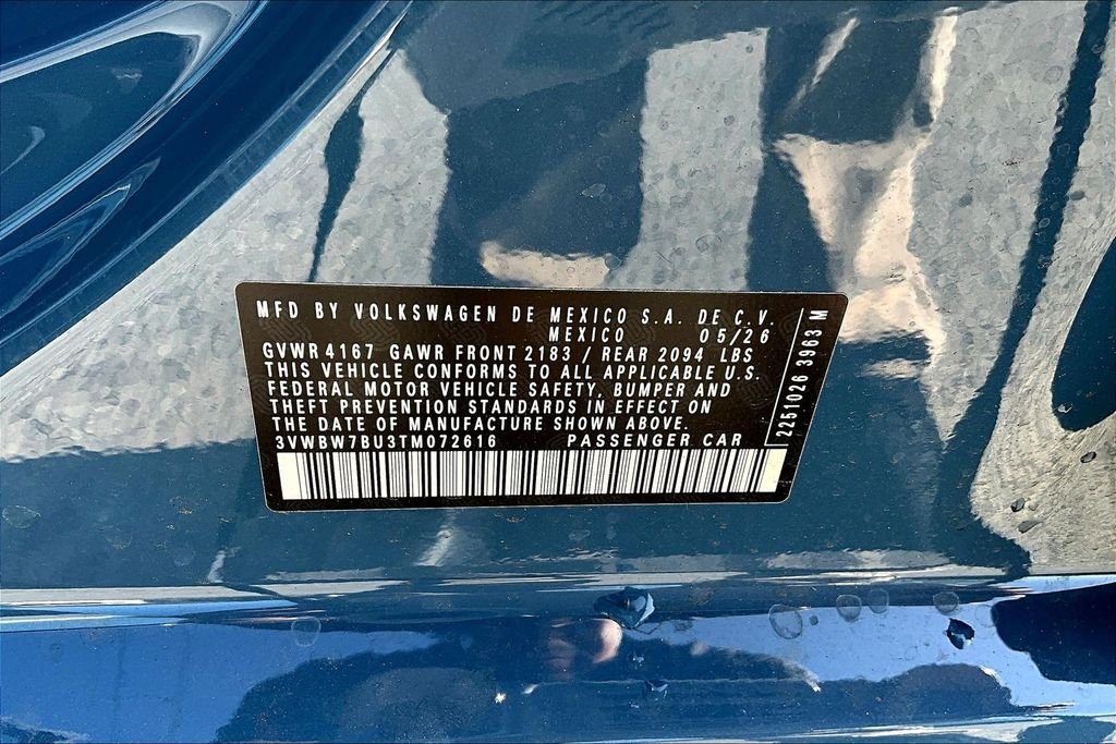 New 2026 Blue Volkswagen 1.5T Sport image 18