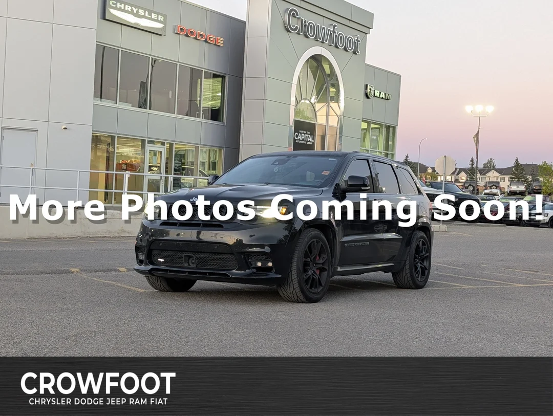 Used 2017 Black Jeep SRT - - Adaptive Cruise - Blind Spot - 20 Wheels & More! image 1