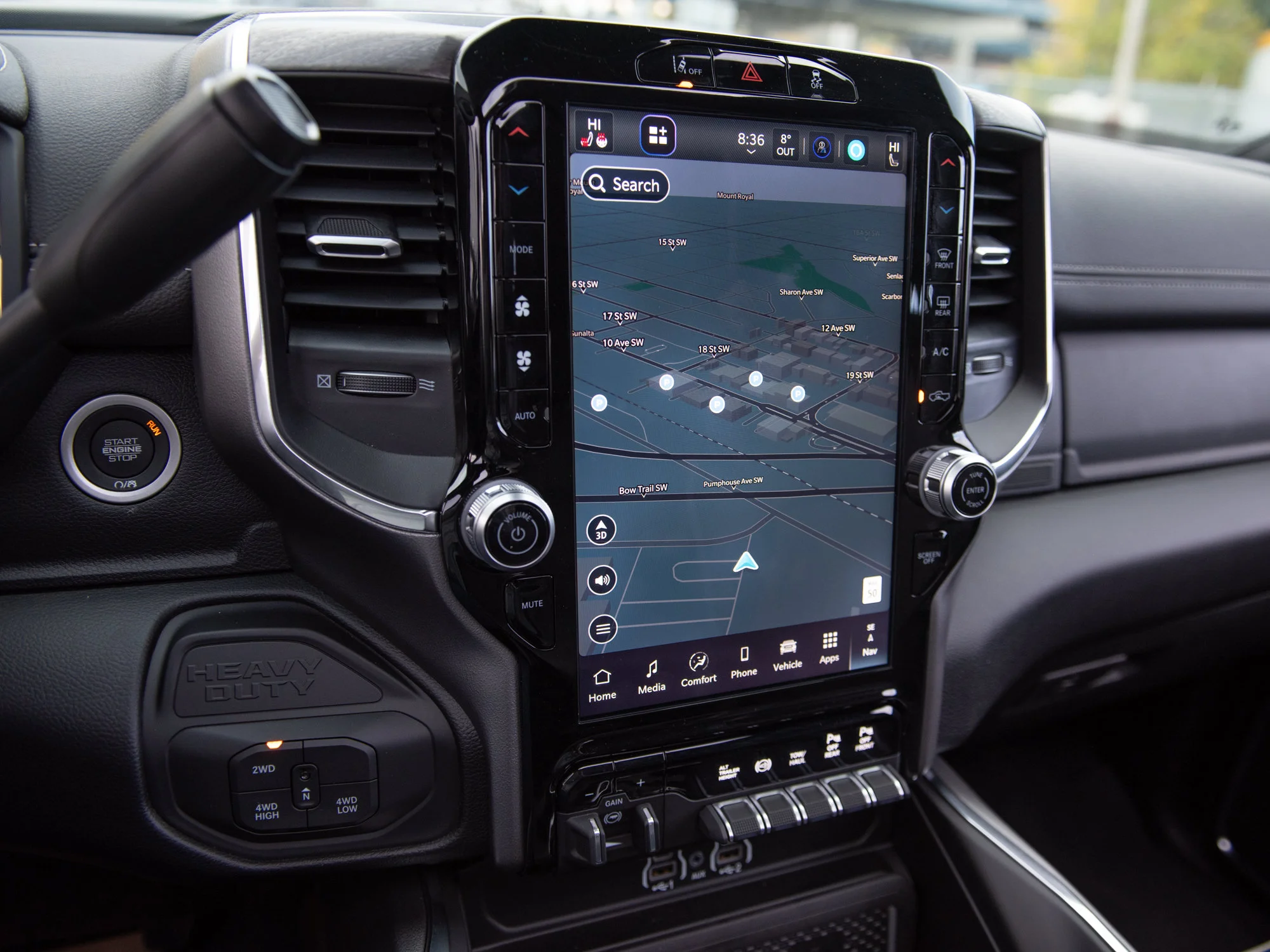 New 2026 Black RAM Laramie Night* Mega Cab 4x4, Max Tow Pkg, Sunroof, Heated/Ventilated Leather image 19