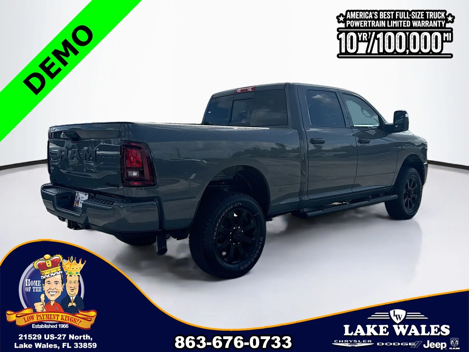 New 2026 Ceramic Gray Clear-Coat Exterior Paint RAM Tradesman image 6