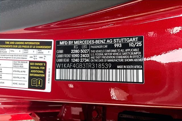 Certified Used 2026 Red Mercedes-Benz C 300 image 10
