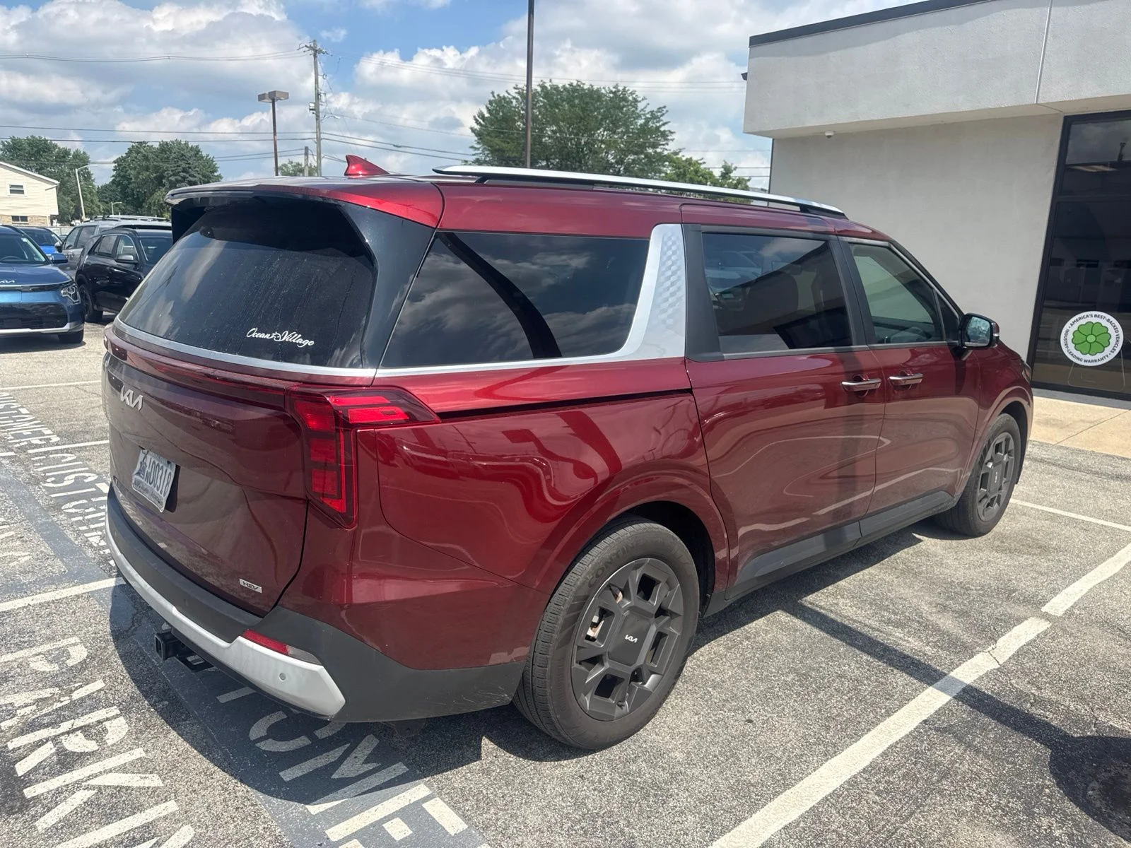 Certified Used 2025 Red Kia EX image 4