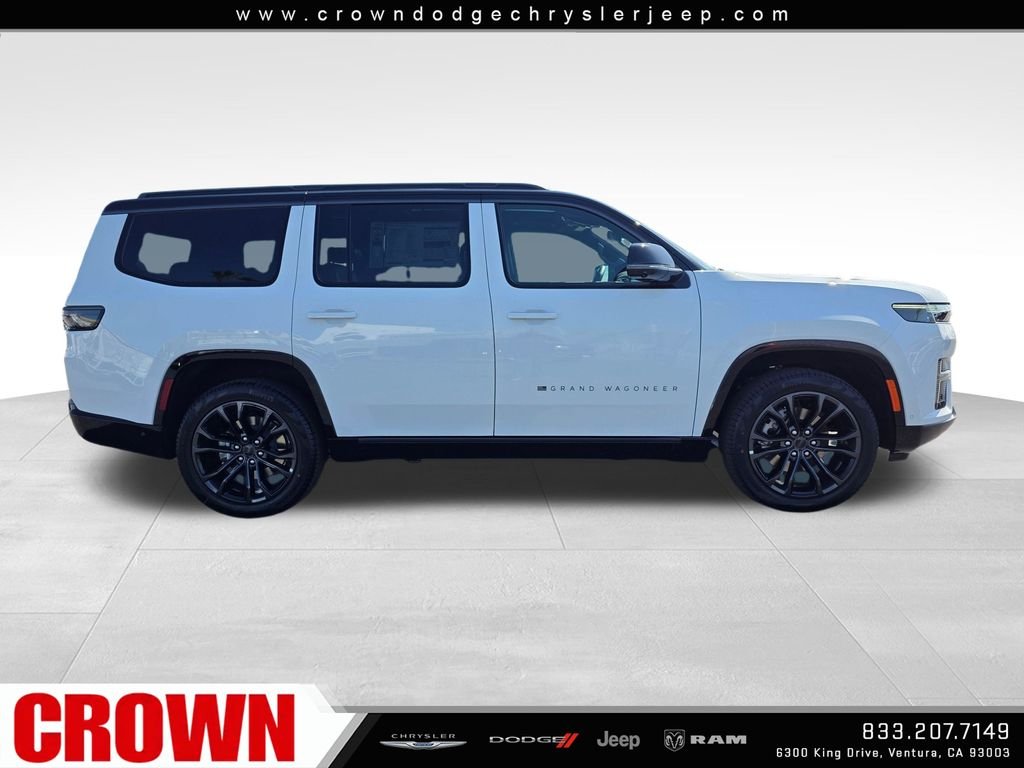 New 2026 Bright White Clear-Coat Exterior Paint Jeep Summit Obsidian image 4