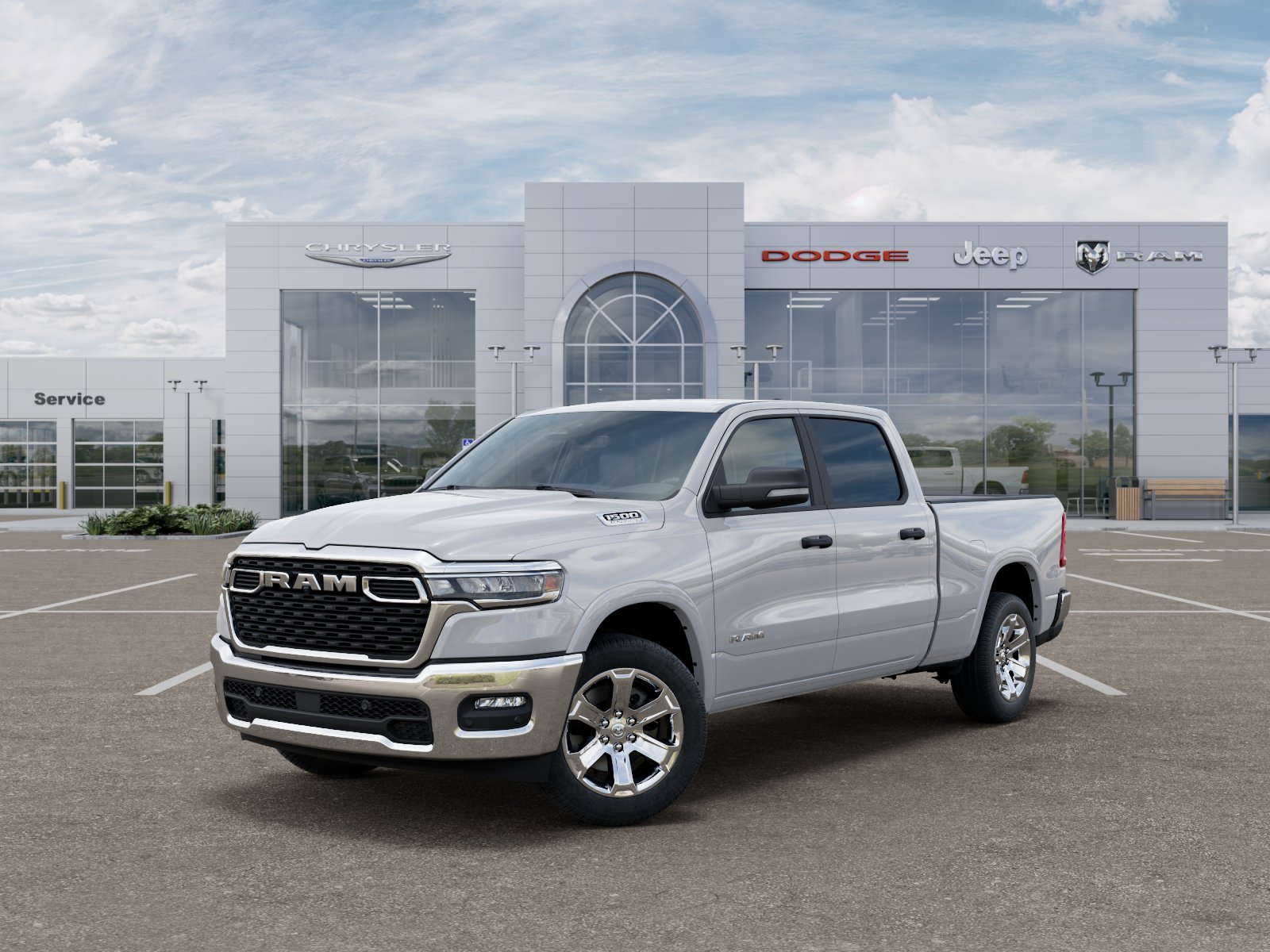 New 2026 Bright White Clear-Coat Exterior Paint RAM Big Horn/Lone Star image 28