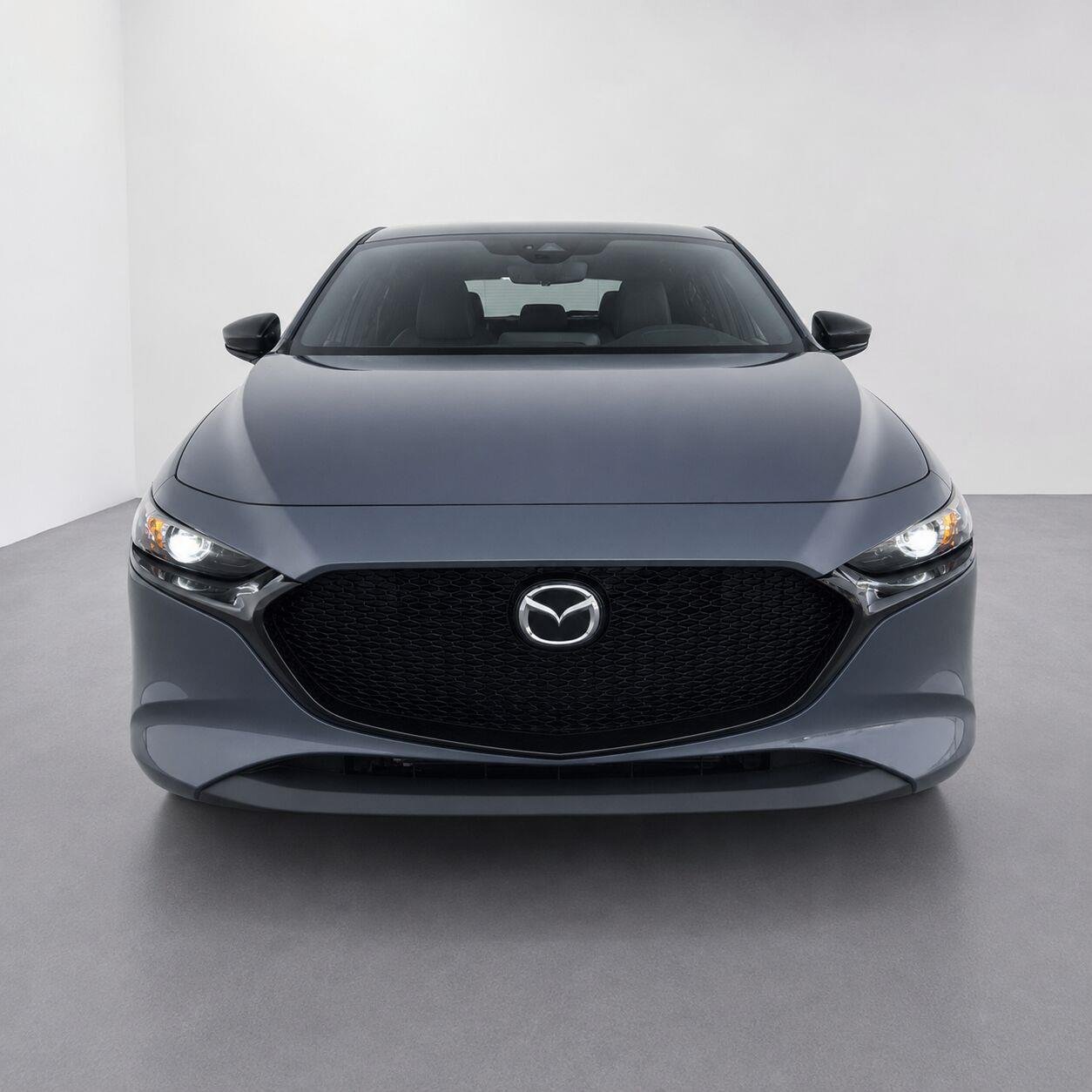 Used 2022 Polymetal Gray Metallic Mazda Carbon Edition image 7