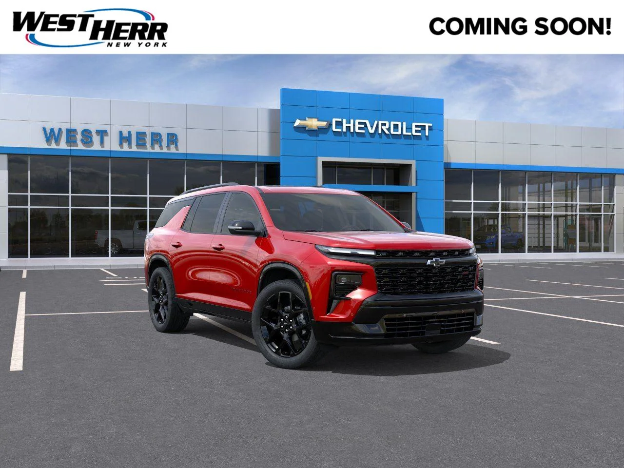 Used 2026 Radiant Red Tintcoat Chevrolet AWD RS image 1