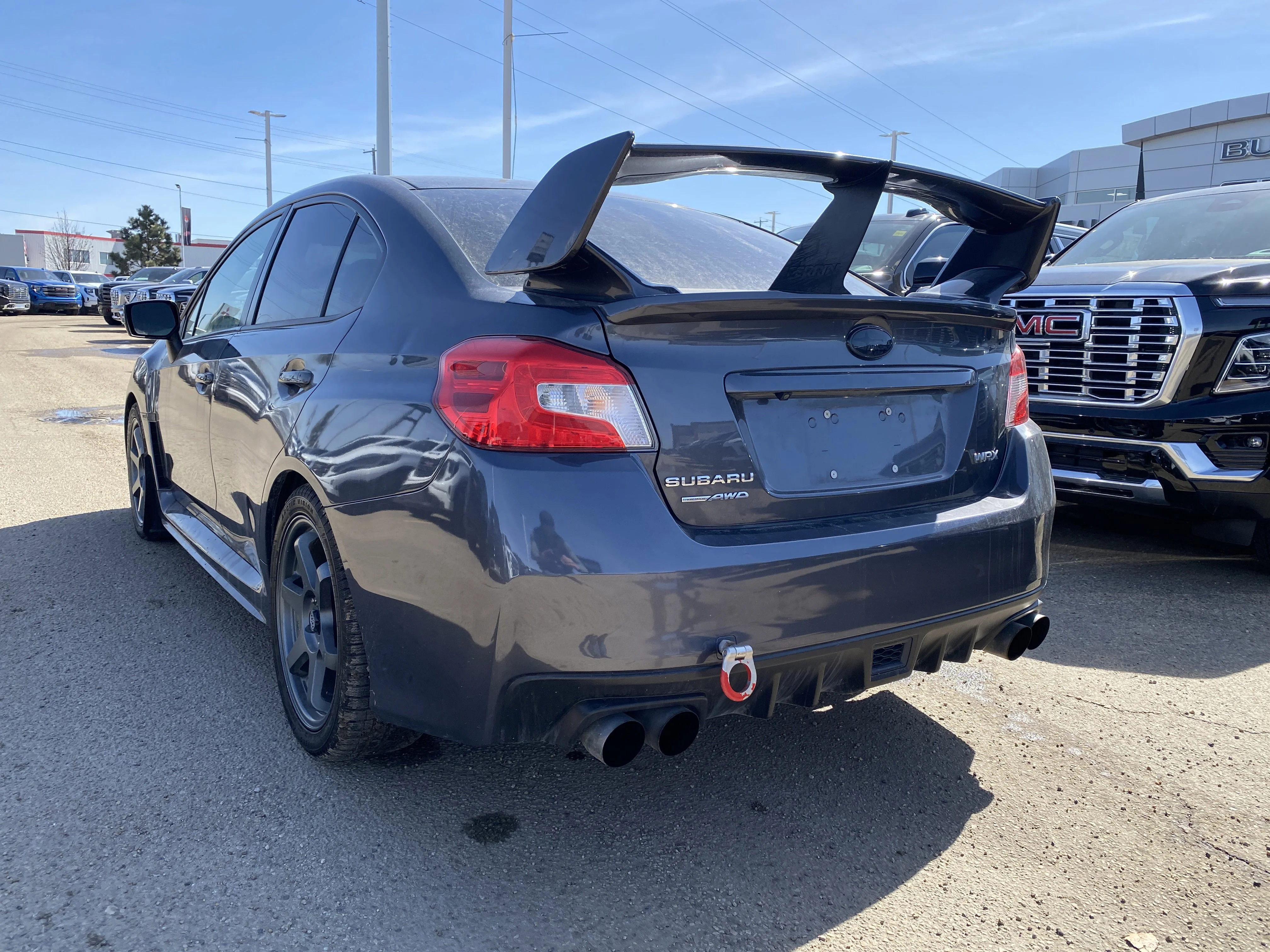 Used 2021 Gray Subaru Sport-tech * LEATHER * NAVIGATION * SUNROOF * image 3