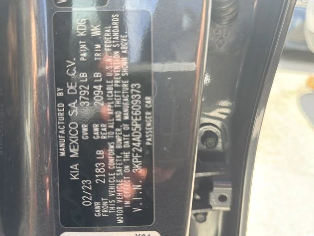 Used 2023 Gray Kia LX image 6