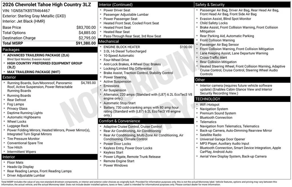 2026 Chevrolet Tahoe High Country - Photo 28