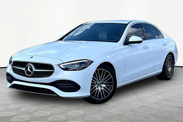 Used 2024 White Mercedes-Benz C 300 image 1