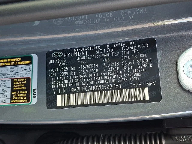 New 2027 Gray Hyundai SEL Sport image 16