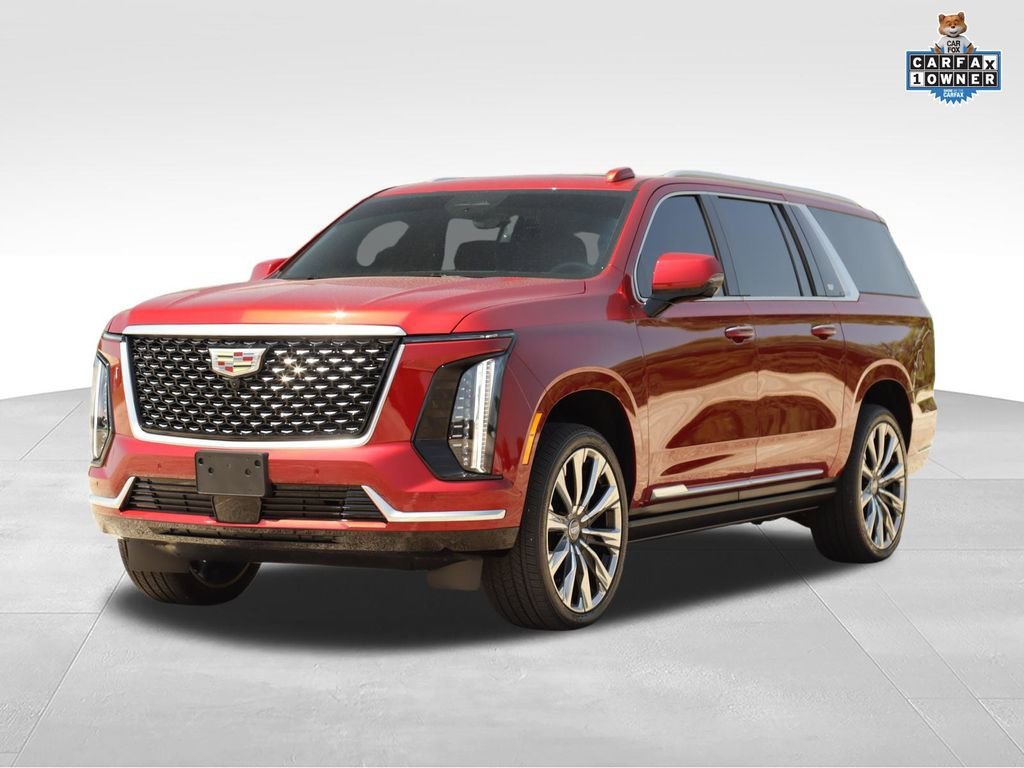 Used 2025 Radiant Red Tintcoat Cadillac Premium Luxury image 3