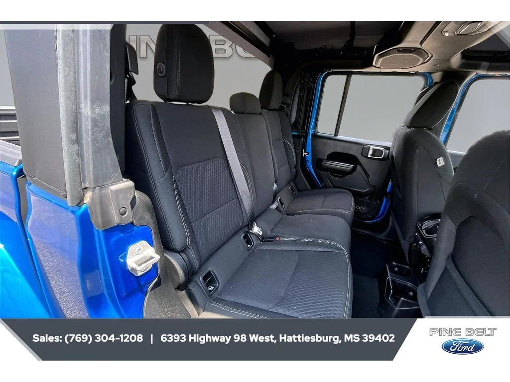 Used 2021 Hydro Blue Pearlcoat Jeep 80th Anniversary image 21