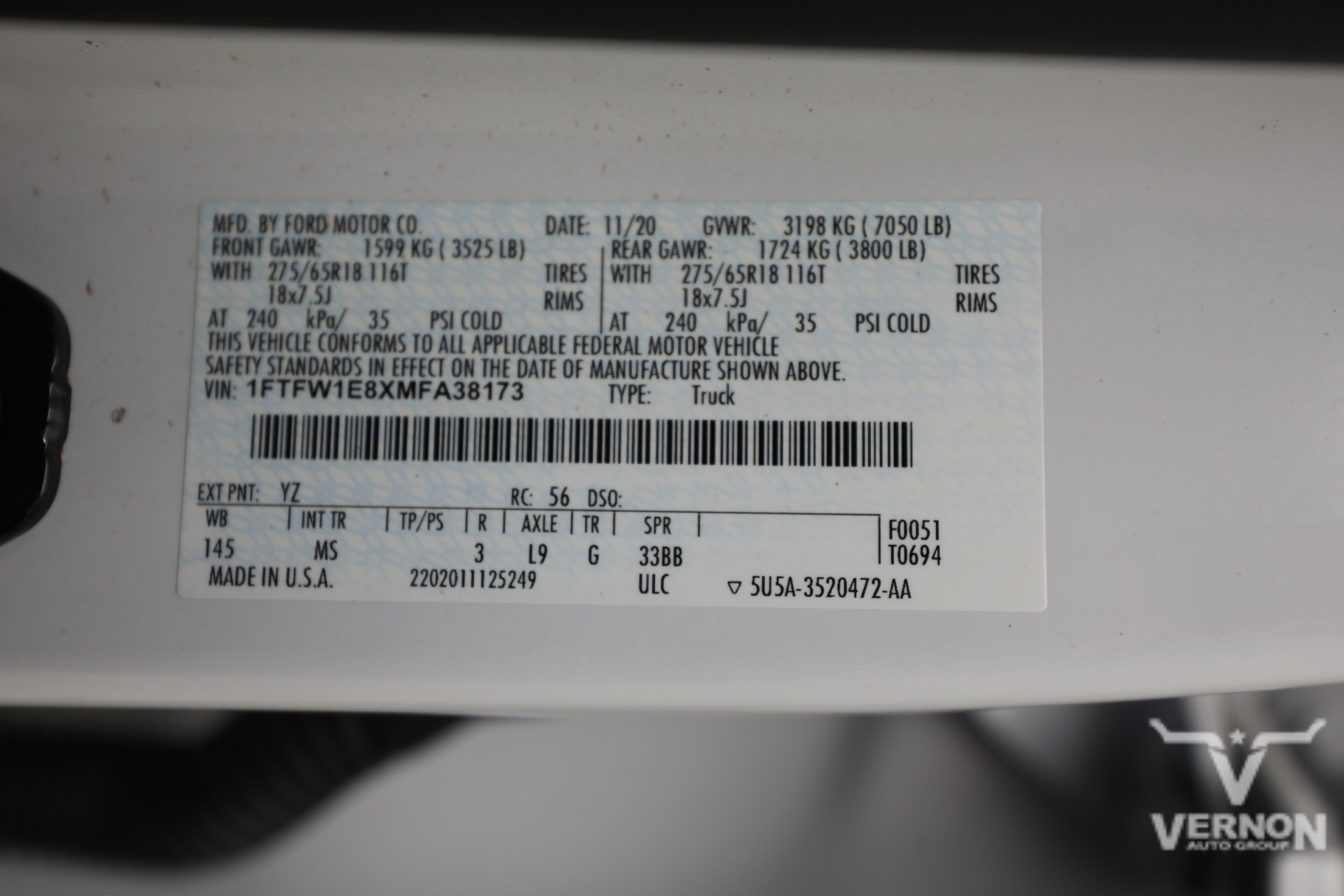 Used 2021 Oxford White Ford Y image 36