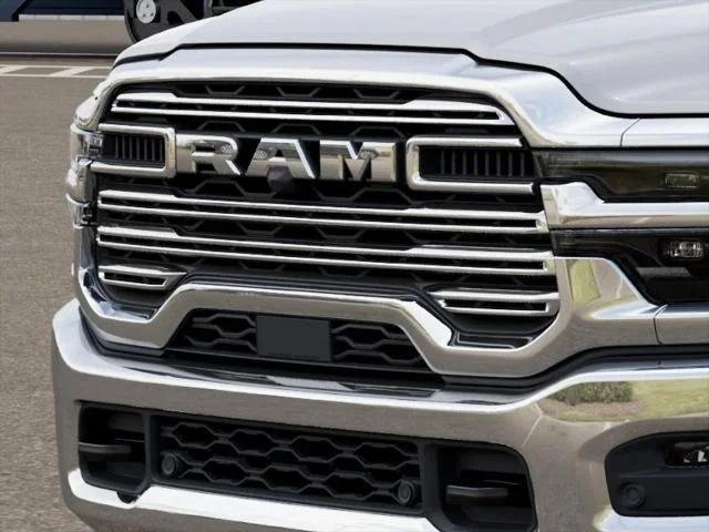 New 2026 Bright White Clear-Coat Exterior Paint RAM Laramie Crew Cab 4x4 6