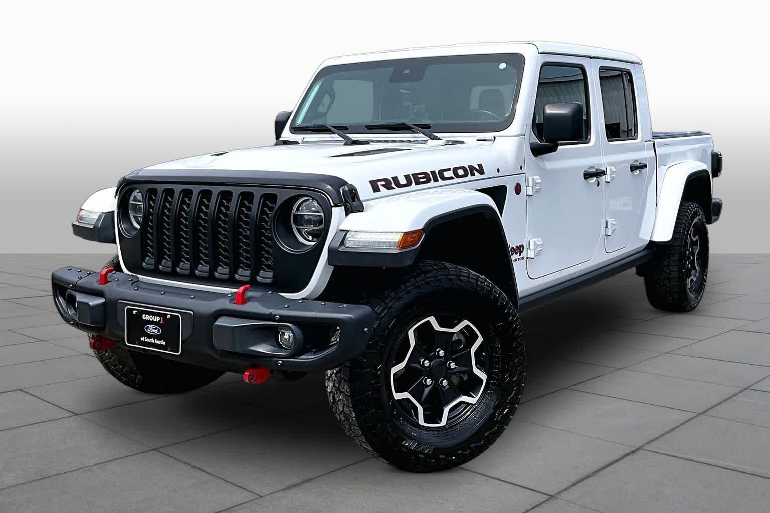 Used 2020 Bright White Clearcoat Jeep Rubicon image 35