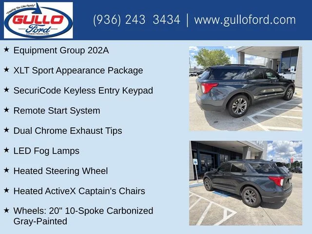 Used 2023 Blue Metallic Ford XLT image 8