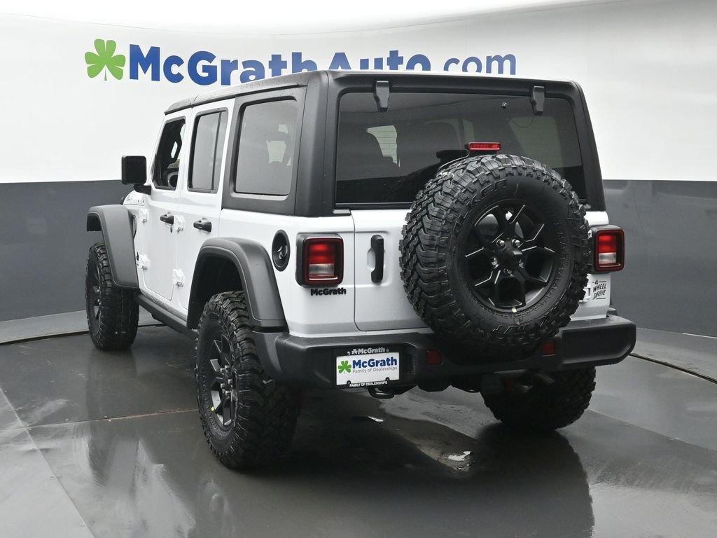 New 2026 Bright White Clear-Coat Exterior Paint Jeep Willys image 23