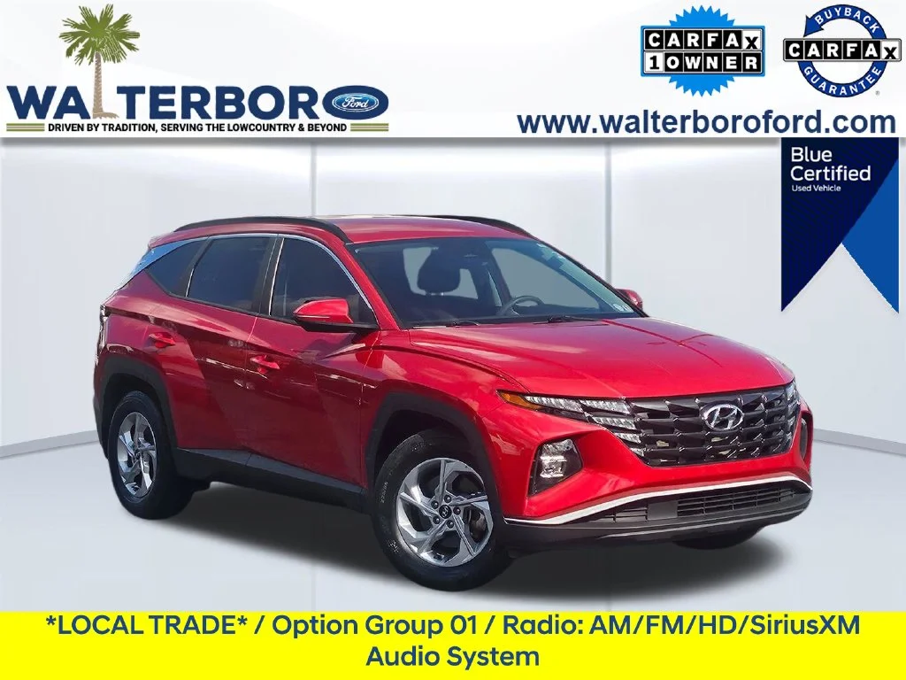 Certified Used 2023 Red Hyundai SEL image 1