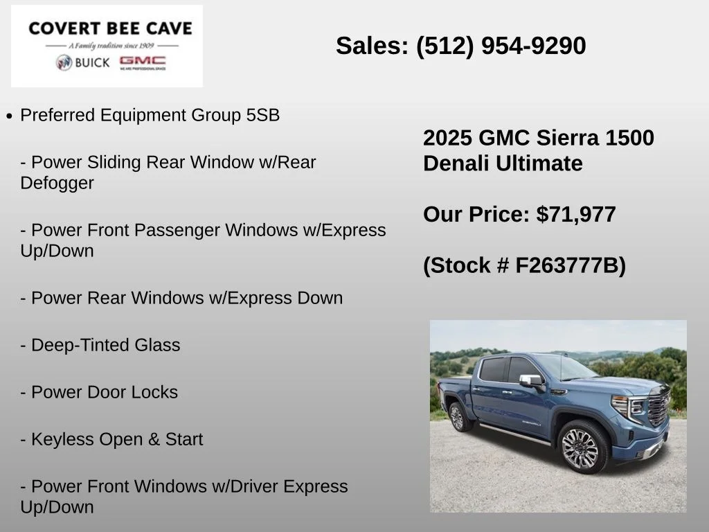 Used 2025 Blue GMC Denali Ultimate image 6