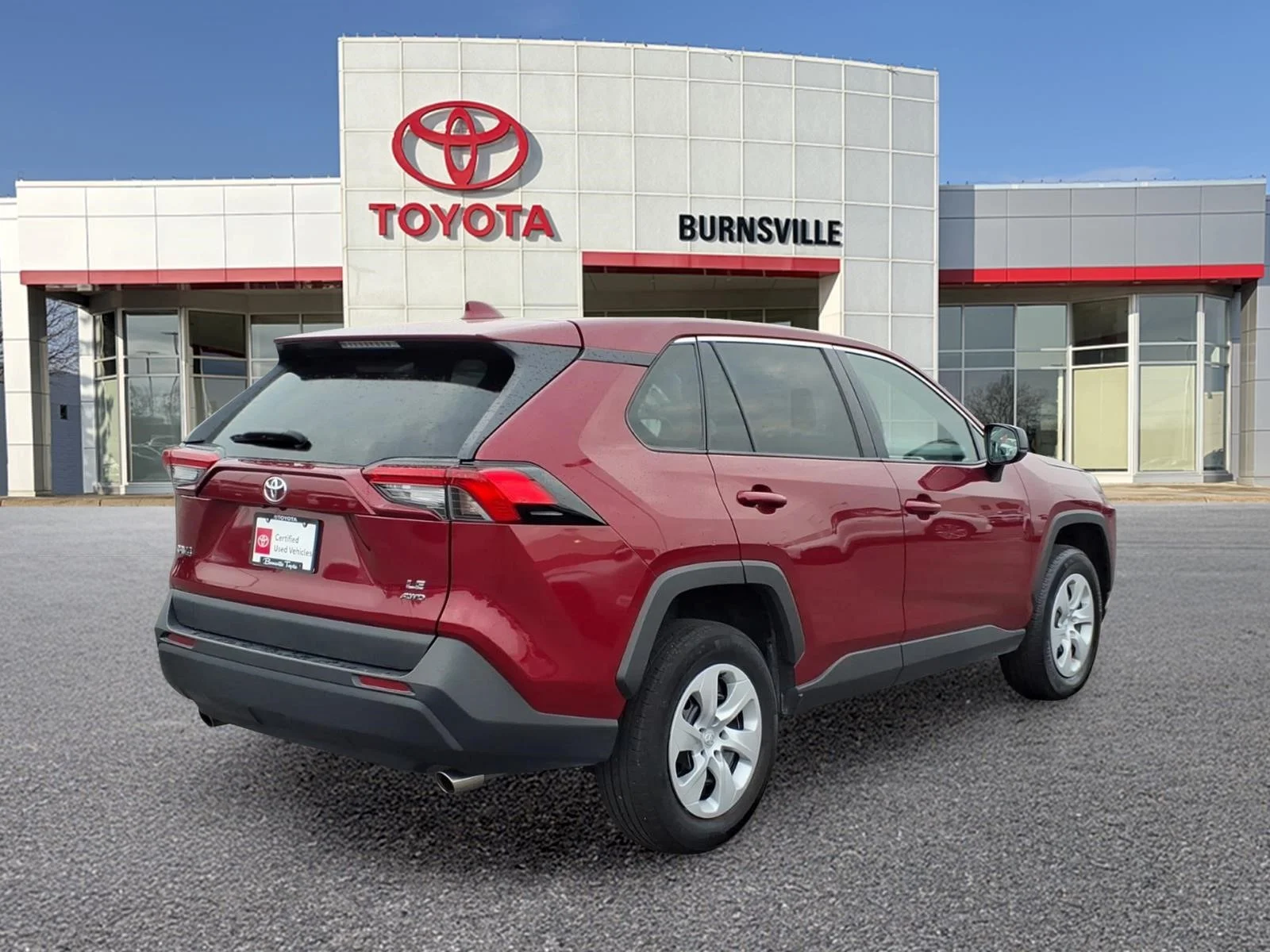 Used 2025 Red Toyota LE image 3
