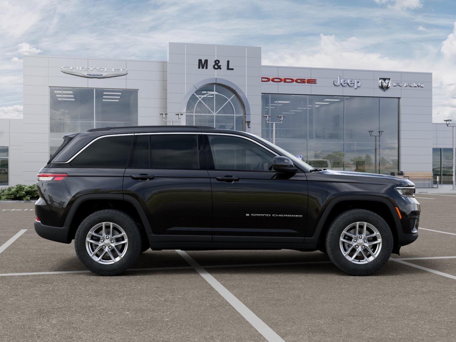 New 2026 Diamond Black Crystal Pearl-Coat Exterior Paint Jeep Laredo 4x4 image 47