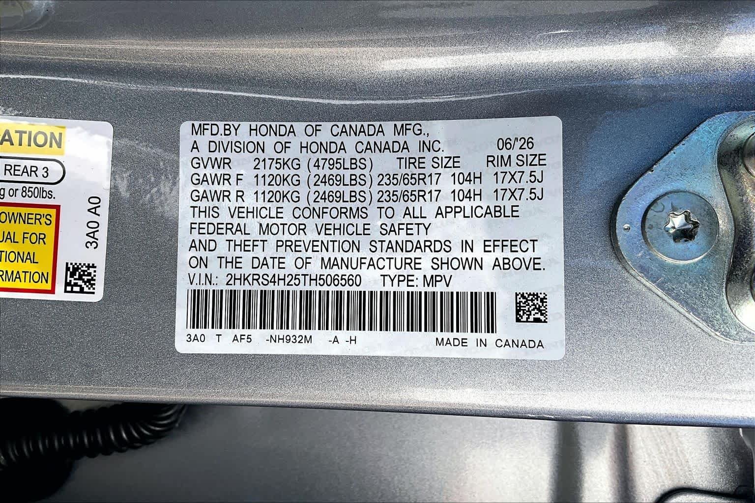 Used 2026 Solar Silver Metallic Honda LX image 33