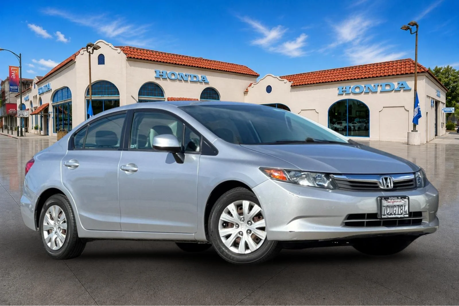 Used 2012 Honda Civic LX with VIN 19XFB2F58CE363029 for sale in Burlingame, CA