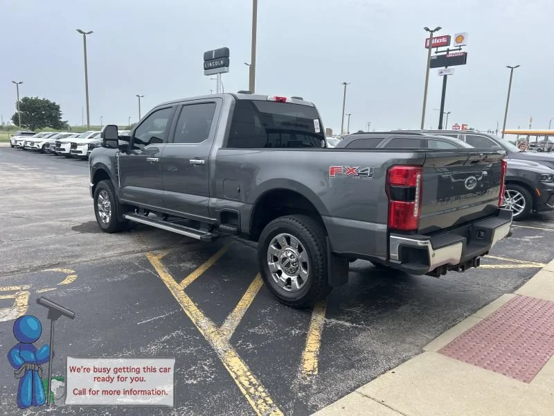 Used 2025 Carbonized Gray Metallic Ford LARIAT image 3