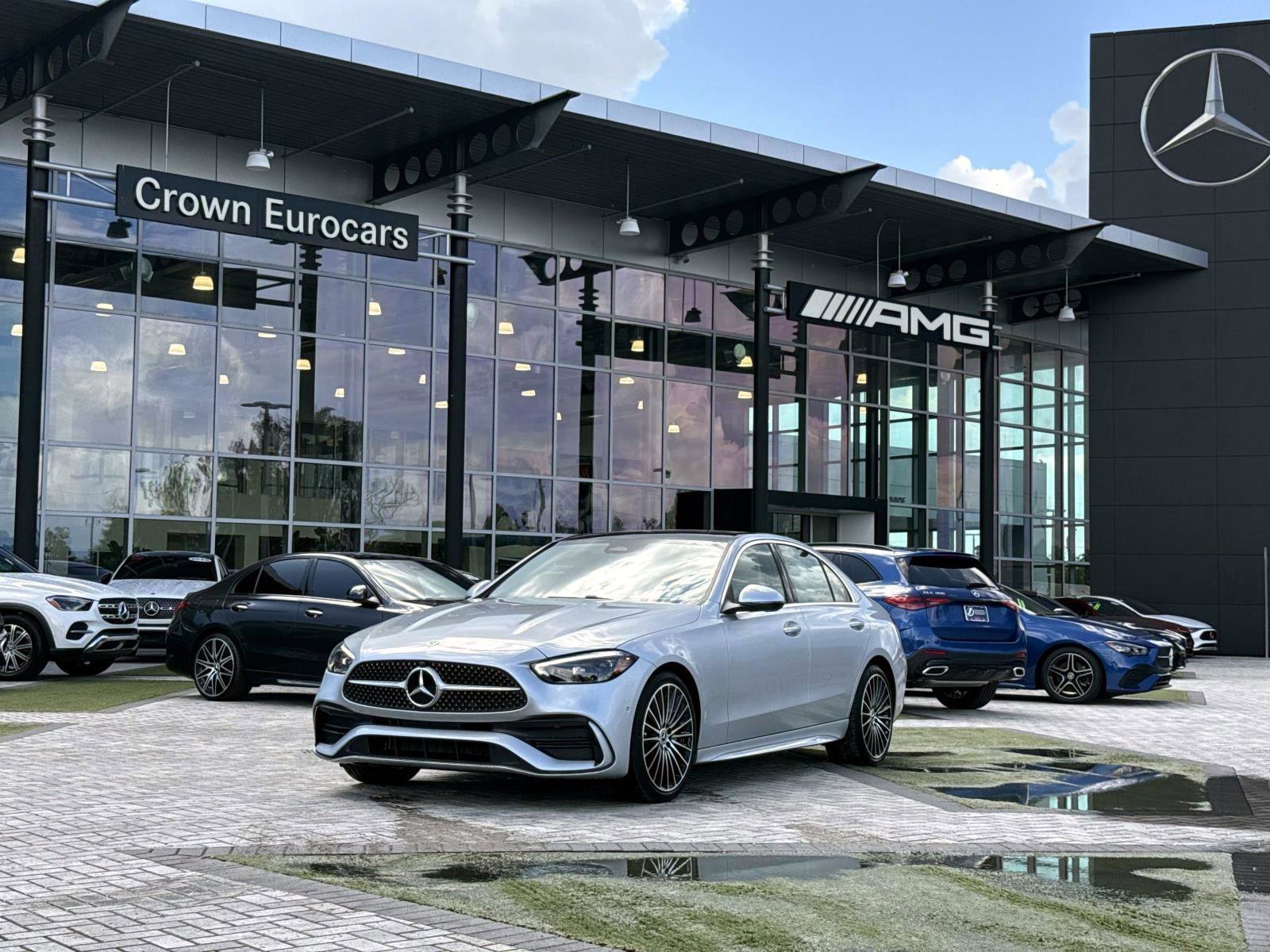 New 2026 Silver Metallic Mercedes-Benz C 300 Sedan image 1