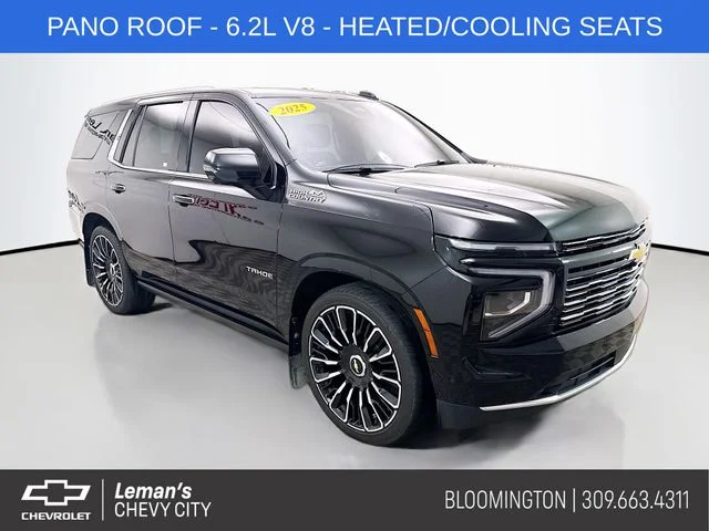 Used 2025 Black Chevrolet High Country image 1