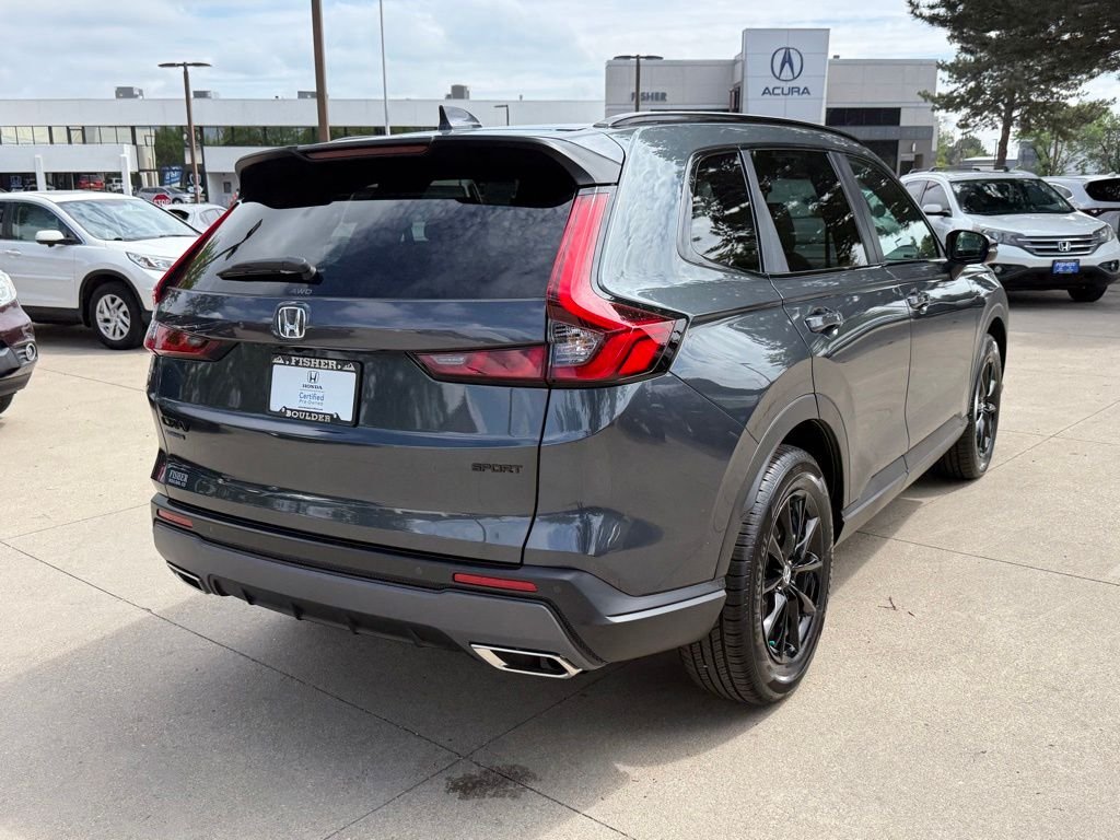 Certified Used 2026 Meteorite Gray Metallic Honda AWD Sport-L Hybrid image 6