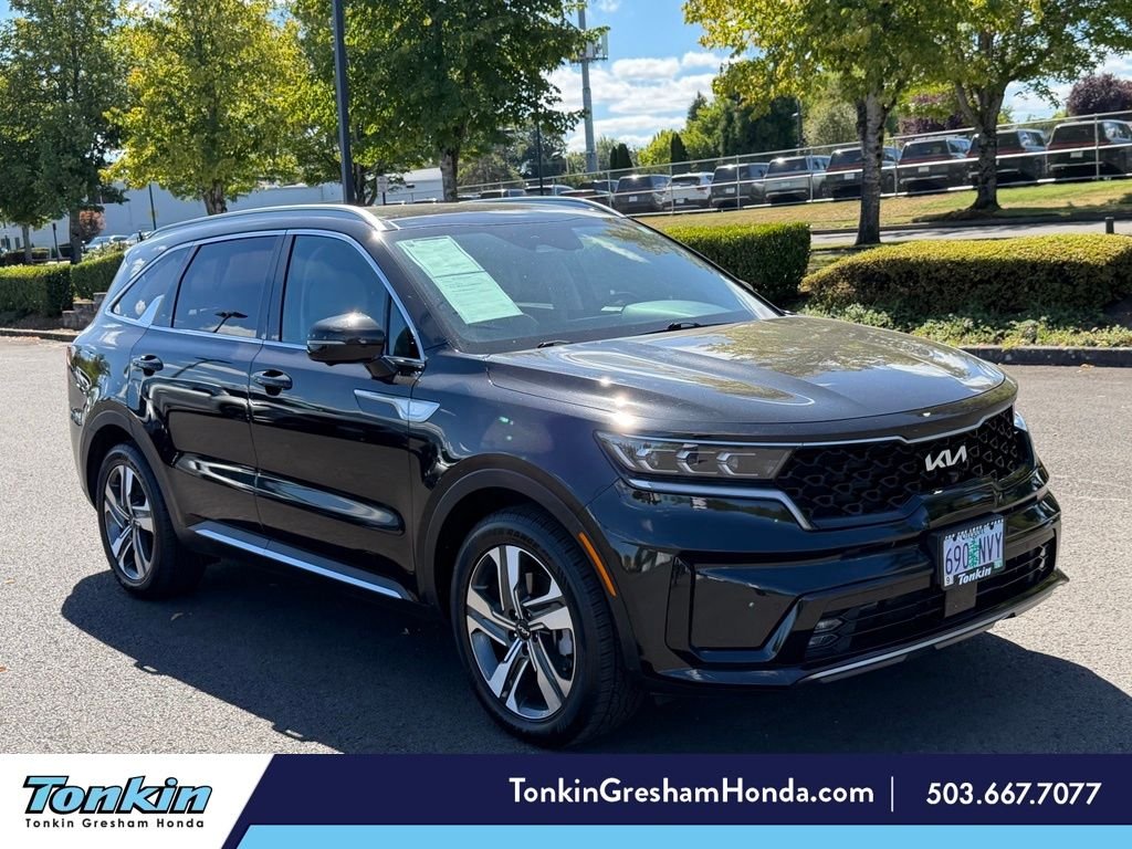 Used 2023 Aurora Black Kia SX Prestige image 1