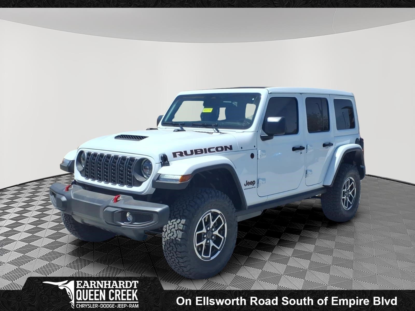 New 2026 Bright White Clear-Coat Exterior Paint Jeep Rubicon image 1