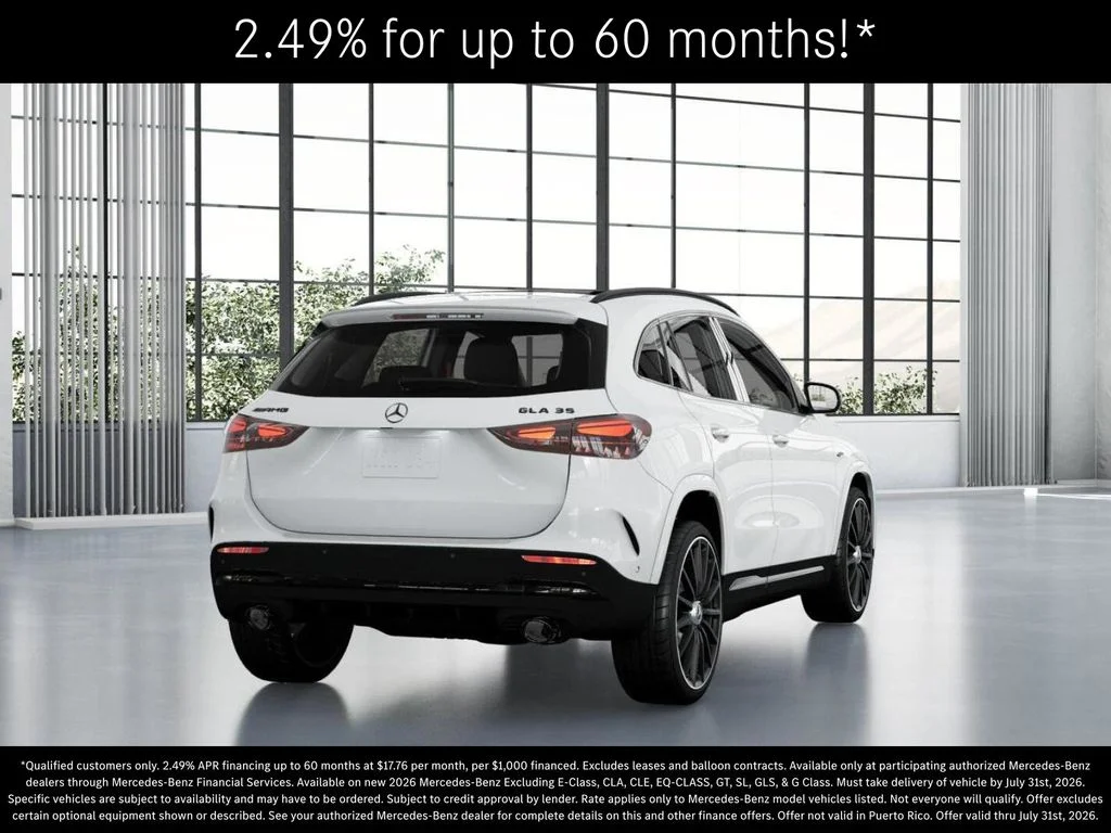 New 2026 Polar White Mercedes-Benz AMG® GLA 35 4MATIC SUV image 23